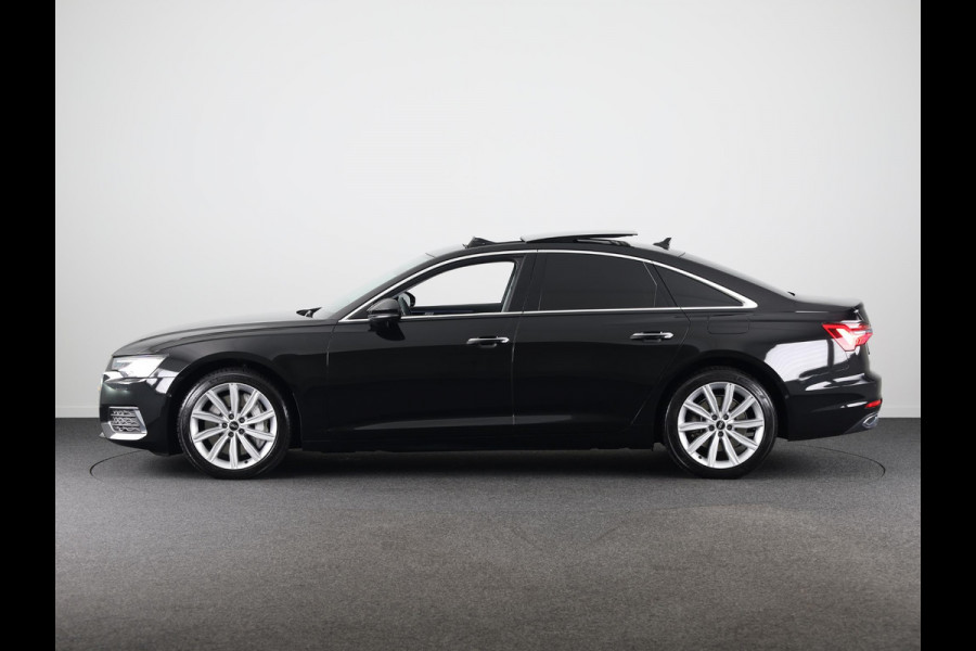Audi A6 Limousine 50 TFSI e quattro Business edition 300 pk Audi A6 50 TFSI e quattro Business edition 300 pk Automaat (S-Tronic) | Panoramadak | Navigatie | Head-up display | Rondomzicht camera |