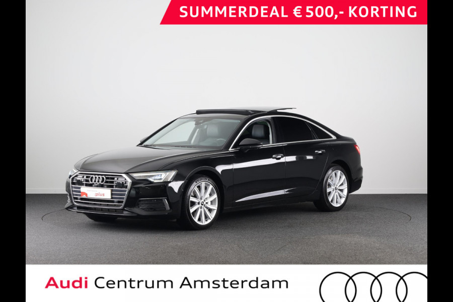 Audi A6 Limousine 50 TFSI e quattro Business edition 300 pk Audi A6 50 TFSI e quattro Business edition 300 pk Automaat (S-Tronic) | Panoramadak | Navigatie | Head-up display | Rondomzicht camera |