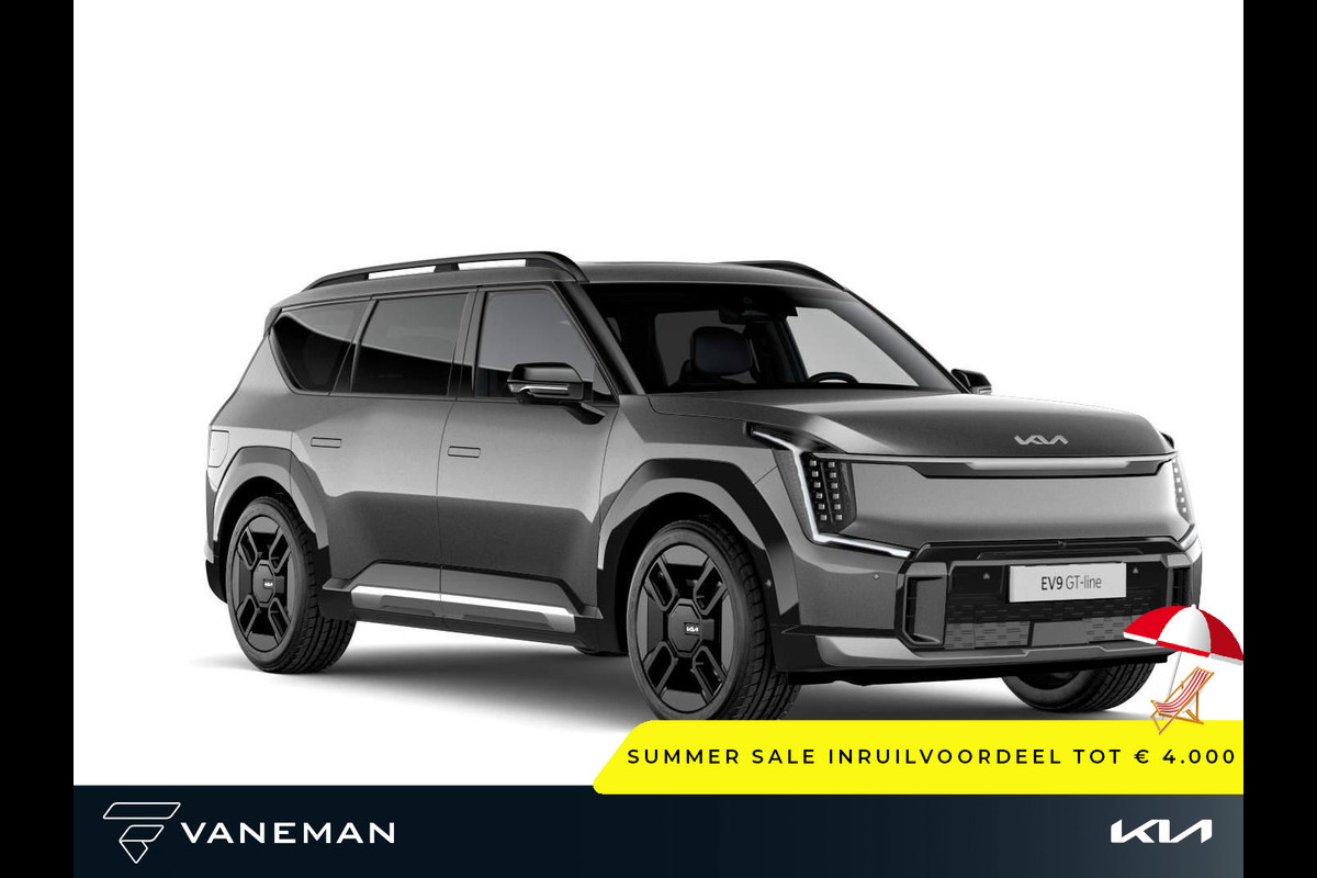 Kia EV9 GT-Line AWD 6p. 99.8 kWh | Binnenkort leverbaar | Warmtepomp Kia EV9 GT-Line AWD 6p. 99.8 kWh | Binnenkort leverbaar | Warmtepomp