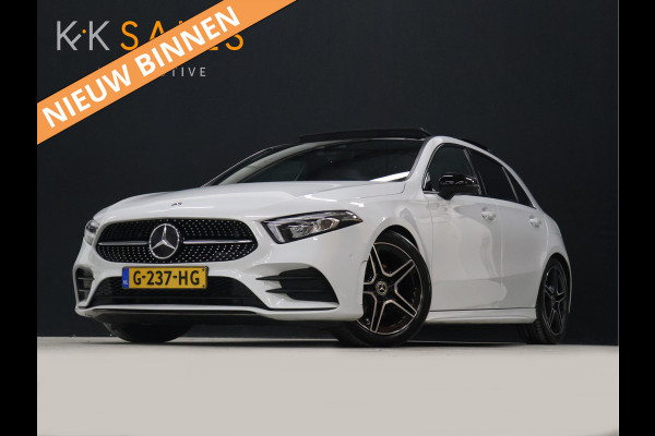 Mercedes-Benz A-Klasse 160 AMG Sport [SCHUIFKANTELDAK, CAMERA, PDC V+A, APPLE CARPLAY, ANDROID AUTO, CRUISE CONTROL, NAVIGATIE, AIRCONDITIONING, AMG PAKKET, NIEUWSTAAT]
