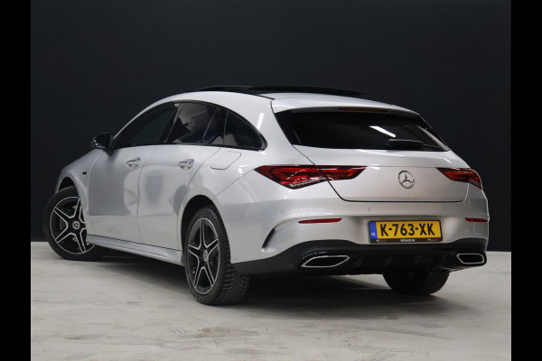 Mercedes-Benz CLA-Klasse Shooting Brake 250 e Business Solution AMG Limited [SCHUIFKANTELDAK, MEMORY SEATS, CAMERA, PDC V+A, CRUISE CONTROL, SFEERVERLICHTING, STOELVERWARMING, BLUETOOTH, NAVIGATIE, AIRCO, AMG PAKKET, NIEUWSTAAT]