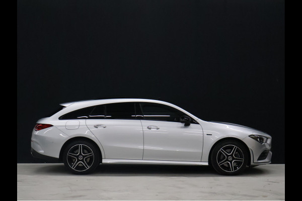 Mercedes-Benz CLA-Klasse Shooting Brake 250 e Business Solution AMG Limited [SCHUIFKANTELDAK, MEMORY SEATS, CAMERA, PDC V+A, CRUISE CONTROL, SFEERVERLICHTING, STOELVERWARMING, BLUETOOTH, NAVIGATIE, AIRCO, AMG PAKKET, NIEUWSTAAT]