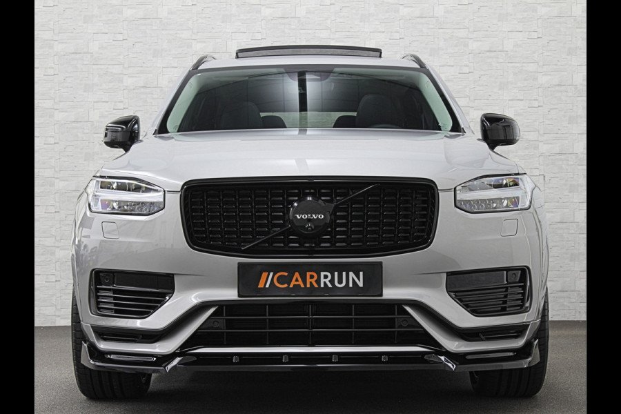 Volvo XC90 T8 R 455pk Long Range AWD Plus Dark | Luchtvering | Panorama | 360 Camera | Trekhaak | Pilot-Assist | ACC | Leder | Memory | Harman-Kardon | BLIS | Sportstoelen | Stoelverwarming V+A | Suurverwarming | Keyless-Entry | Standkachel | Full-LED | Zonwering | Getint Glas | Black-Optic | Draadloos Laden | Carplay |