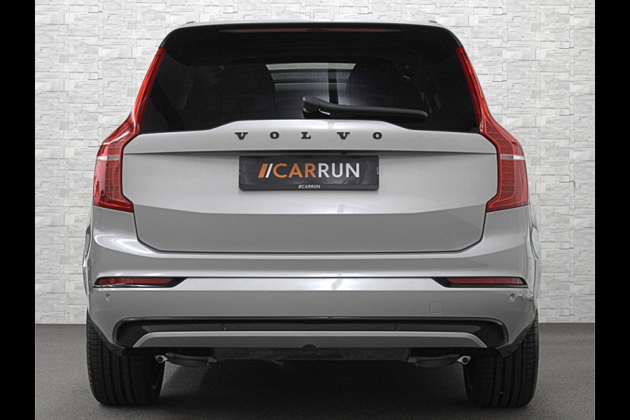 Volvo XC90 T8 R 455pk Long Range AWD Plus Dark | Luchtvering | Panorama | 360 Camera | Trekhaak | Pilot-Assist | ACC | Leder | Memory | Harman-Kardon | BLIS | Sportstoelen | Stoelverwarming V+A | Suurverwarming | Keyless-Entry | Standkachel | Full-LED | Zonwering | Getint Glas | Black-Optic | Draadloos Laden | Carplay |