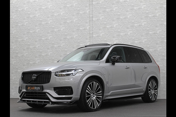 Volvo XC90 T8 R 455pk Long Range AWD Plus Dark | Luchtvering | Panorama | 360 Camera | Trekhaak | Pilot-Assist | ACC | Leder | Memory | Harman-Kardon | BLIS | Sportstoelen | Stoelverwarming V+A | Suurverwarming | Keyless-Entry | Standkachel | Full-LED | Zonwering | Getint Glas | Black-Optic | Draadloos Laden | Carplay |
