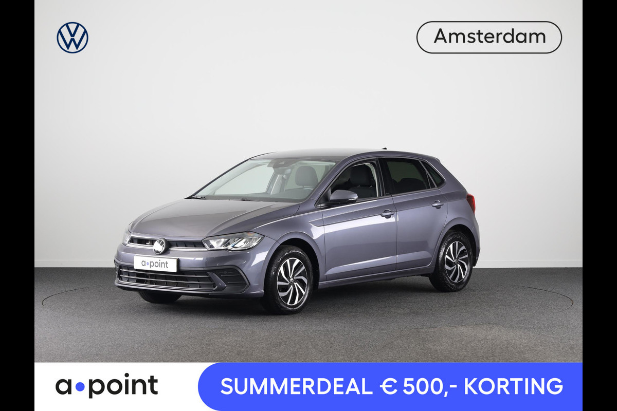Volkswagen Polo 1.0 TSI Life Edition 95 pk Automaat (DSG) | Verlengde garantie | Navigatie via App | Parkeersensoren achter | Achteruitrijcamera | Adaptieve cruise control |