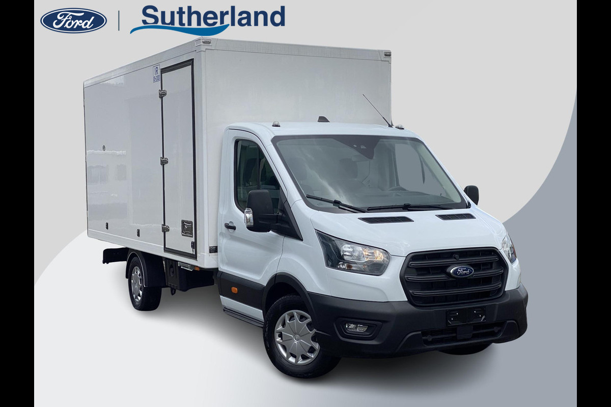 Ford Transit 350 2.0 TDCI L4H1 Trend RWD | 130pk | Geïsoleerde Bakwagen! | Zijdeur | Deuren achter | Airco | Cruise control | BPM VRIJ
