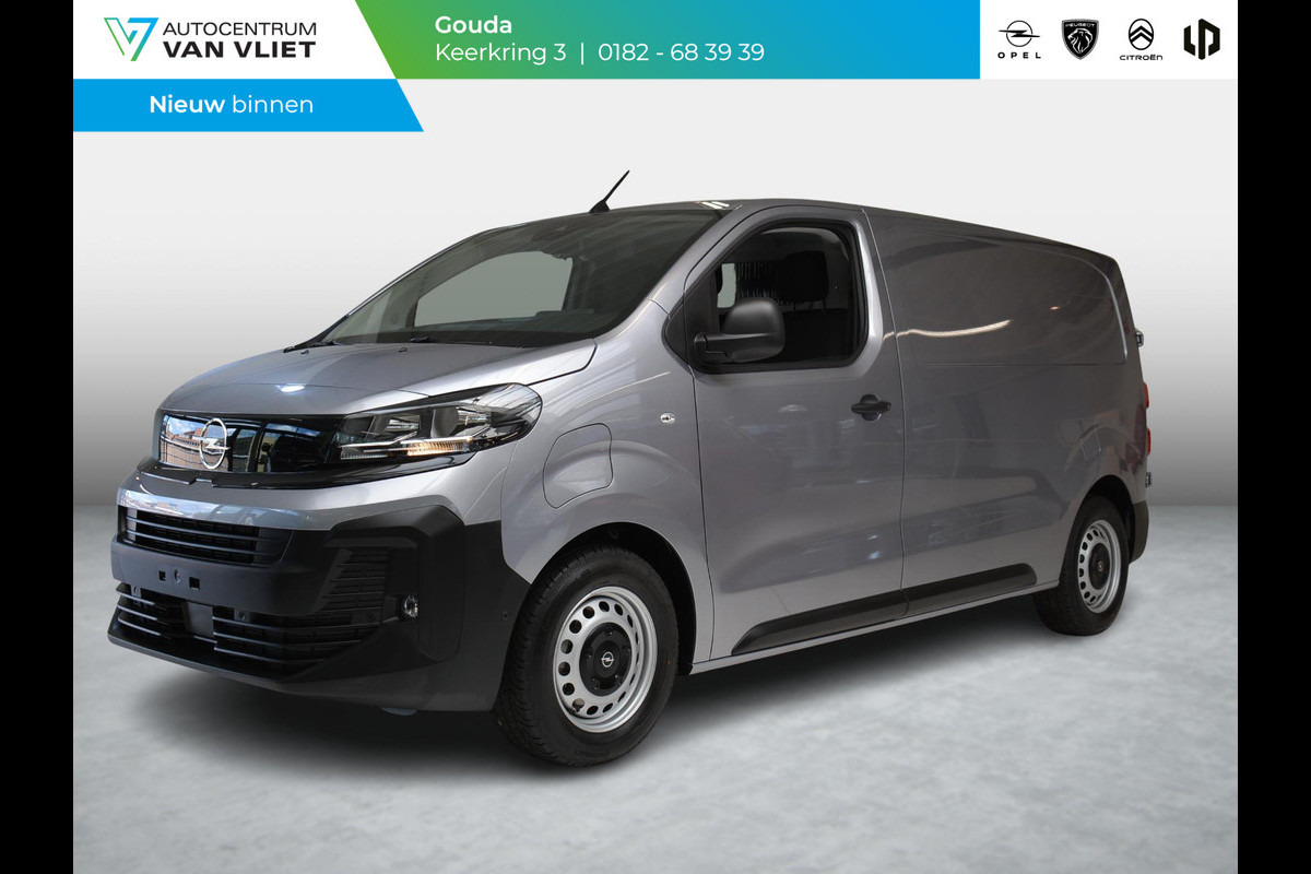 Opel Vivaro Electric L2 75 kWh | 8 jaar garantie | Surround View Pakket | Geïsoleerde comfort scheidingswand met vaste ruit | 3 zitplaatsen