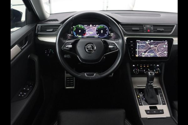Škoda Superb 1.4 TSI iV Laurin & Klement | Panoramadak | Stoelventilatie | Leder | Camera | Trekhaak | Massage | Adaptive cruise | Virtual Cockpit | Canton Sound | Carplay | 19'' lichtmetalen velgen | PHEV