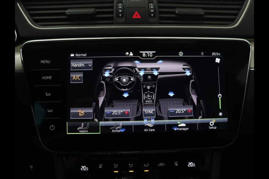 Škoda Superb 1.4 TSI iV Laurin & Klement | Panoramadak | Stoelventilatie | Leder | Camera | Trekhaak | Massage | Adaptive cruise | Virtual Cockpit | Canton Sound | Carplay | 19'' lichtmetalen velgen | PHEV