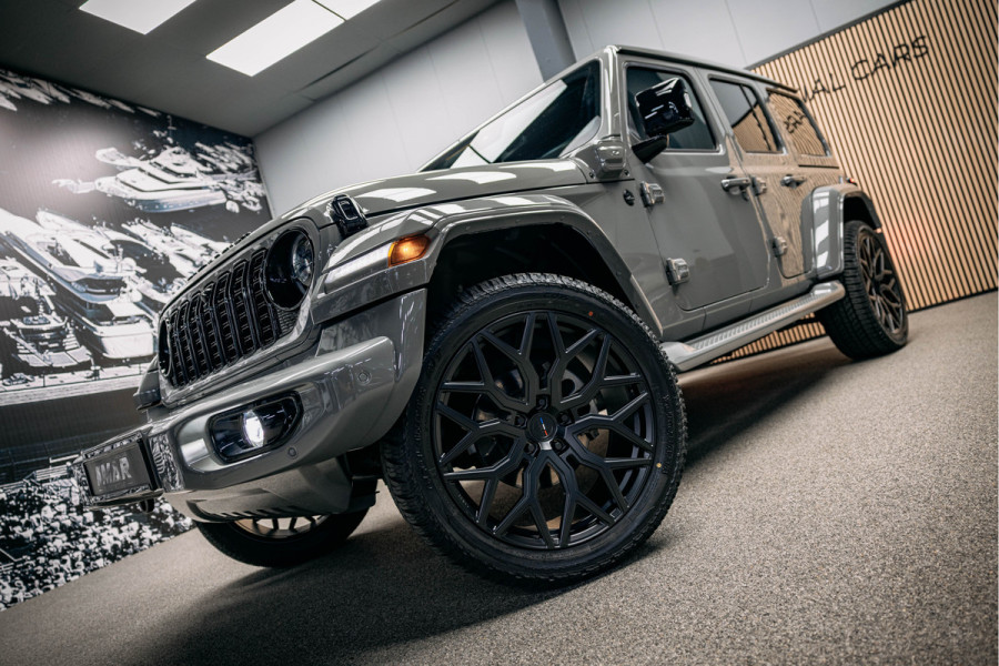 Jeep Wrangler Unlimited 4xe 380 Sahara Full Custom Jeep Wrangler Corse, volledig elektrisch open dak