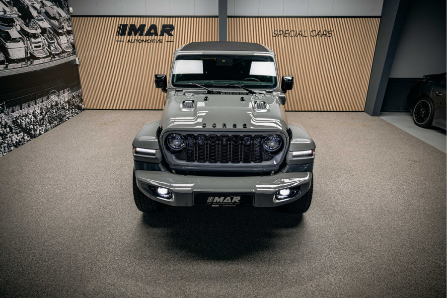 Jeep Wrangler Unlimited 4xe 380 Sahara Full Custom Jeep Wrangler Corse, volledig elektrisch open dak