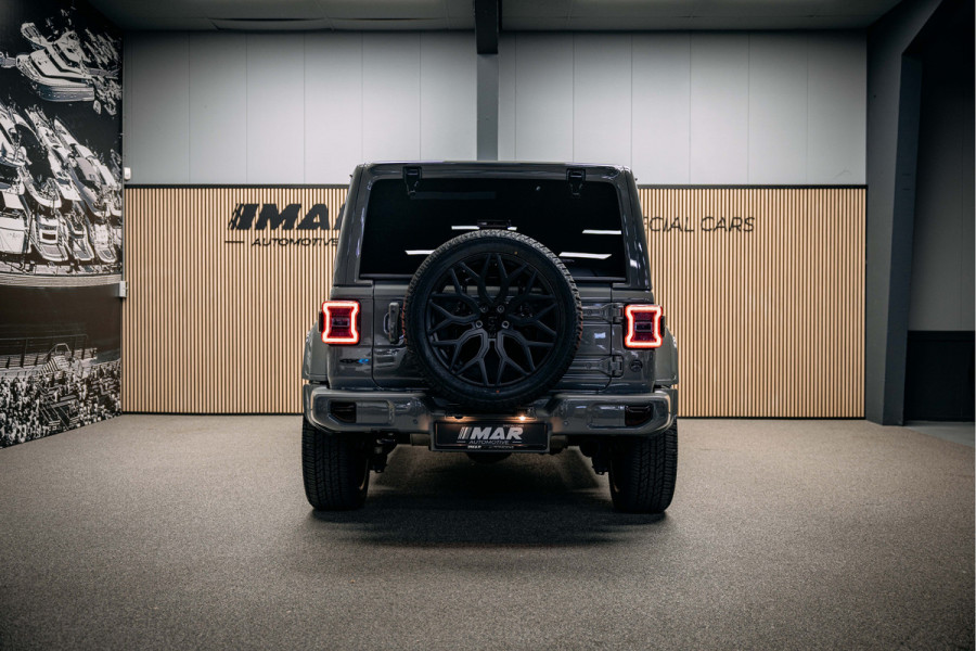 Jeep Wrangler Unlimited 4xe 380 Sahara Full Custom Jeep Wrangler Corse, volledig elektrisch open dak