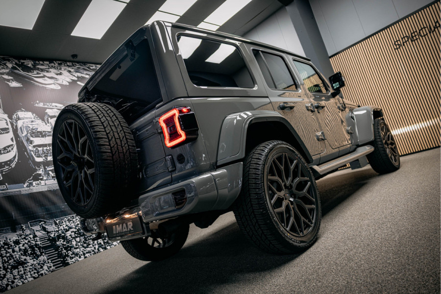Jeep Wrangler Unlimited 4xe 380 Sahara Full Custom Jeep Wrangler Corse, volledig elektrisch open dak