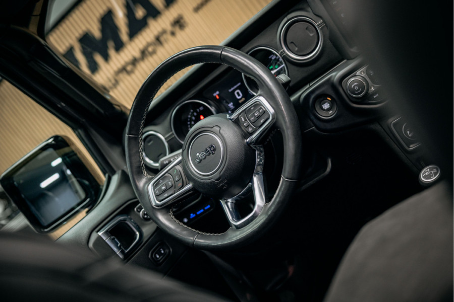 Jeep Wrangler Unlimited 4xe 380 Sahara Full Custom Jeep Wrangler Corse, volledig elektrisch open dak