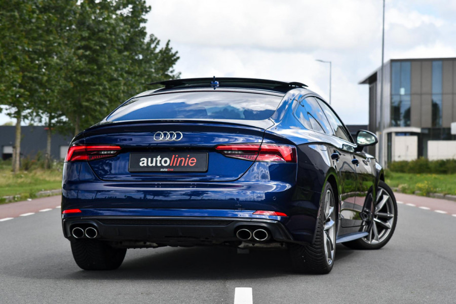 Audi S5 Sportback 3.0 TFSI quattro Pro Line Plus, RS stoelen, Carbon, Massage, Pano, ACC, 360, HUD, Memory, B&O, Sfeer, Keyless!