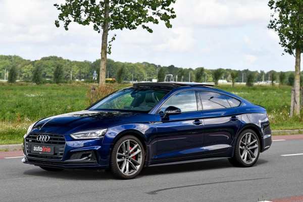 Audi S5 Sportback 3.0 TFSI quattro Pro Line Plus, RS stoelen, Carbon, Massage, Pano, ACC, 360, HUD, Memory, B&O, Sfeer, Keyless!