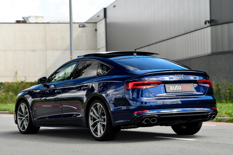 Audi S5 Sportback 3.0 TFSI quattro Pro Line Plus, RS stoelen, Carbon, Massage, Pano, ACC, 360, HUD, Memory, B&O, Sfeer, Keyless!