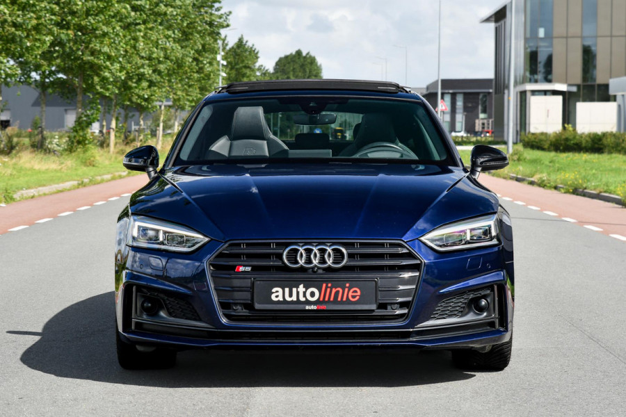 Audi S5 Sportback 3.0 TFSI quattro Pro Line Plus, RS stoelen, Carbon, Massage, Pano, ACC, 360, HUD, Memory, B&O, Sfeer, Keyless!