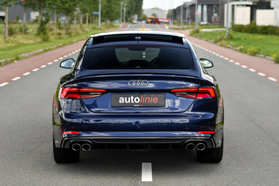 Audi S5 Sportback 3.0 TFSI quattro Pro Line Plus, RS stoelen, Carbon, Massage, Pano, ACC, 360, HUD, Memory, B&O, Sfeer, Keyless!