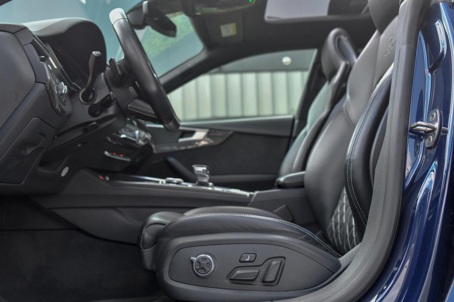 Audi S5 Sportback 3.0 TFSI quattro Pro Line Plus, RS stoelen, Carbon, Massage, Pano, ACC, 360, HUD, Memory, B&O, Sfeer, Keyless!