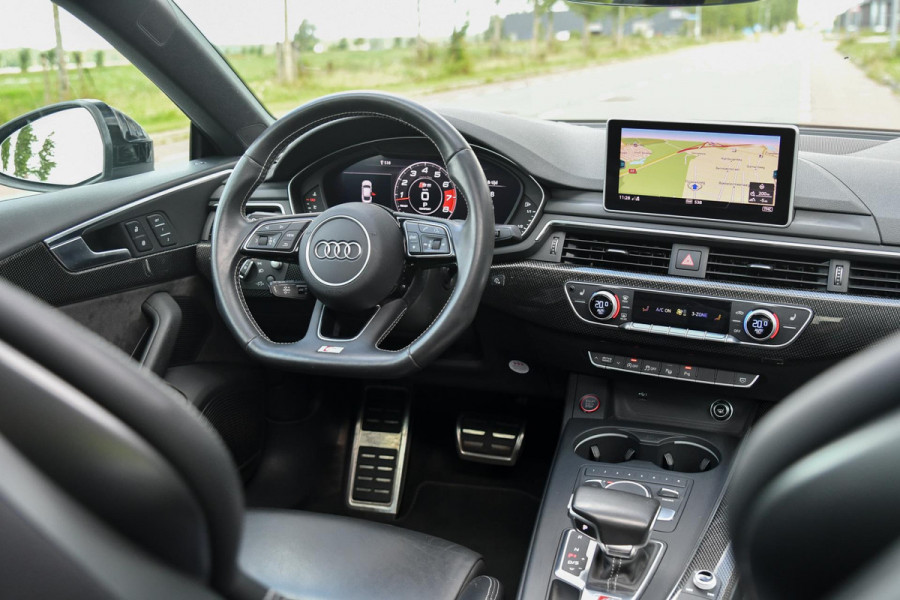 Audi S5 Sportback 3.0 TFSI quattro Pro Line Plus, RS stoelen, Carbon, Massage, Pano, ACC, 360, HUD, Memory, B&O, Sfeer, Keyless!