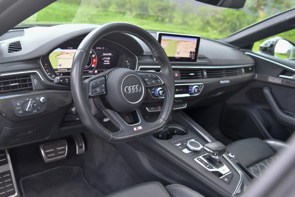 Audi S5 Sportback 3.0 TFSI quattro Pro Line Plus, RS stoelen, Carbon, Massage, Pano, ACC, 360, HUD, Memory, B&O, Sfeer, Keyless!
