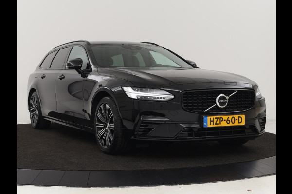 Volvo V90 2.0 T8 Recharge AWD R-Design | Stoel & stuurverwarming | Trekhaak | Adaptive cruise | Camera | Carplay | BLIS | Carplay | Navigatie | Keyless | Achterbankverwarming