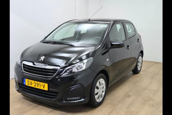 Peugeot 108 Occasion in zwart met airco en bluetooth connecten | Tweedehands Peugeot 108 zwart | Dagrij led | 5 deurs | Zuinig