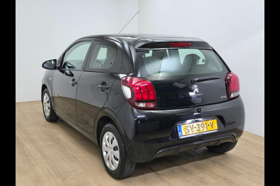 Peugeot 108 Occasion in zwart met airco en bluetooth connecten | Tweedehands Peugeot 108 zwart | Dagrij led | 5 deurs | Zuinig