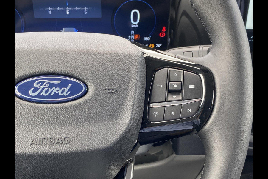 Ford Transit Custom 320 2.5 PHEV L2H1 Sport DC 233pk | | Zuid | Dubbele Cabine | Dubbele zijschuifdeur | Inklapbare trekhaak | 19 inch lichtmetalen Sport velgen (mat zwart) | Verwarmbaar stuurwiel | Navigatie systeem