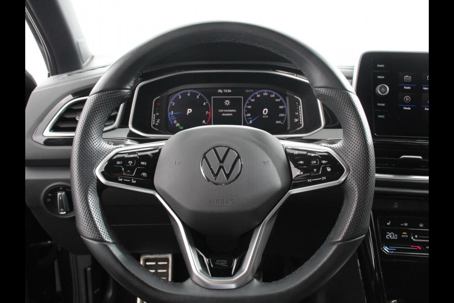 Volkswagen T-Roc 1.5 TSI 150pk DSG R-Line | Navigatie | Apple Carplay/Android Auto | Parkeersensoren | Camera | Adaptive Cruise Control | Elektrische achterklep | Stoel- en stuurverwarming | Climate Control | Ledverlichting | Virtual Cockpit
