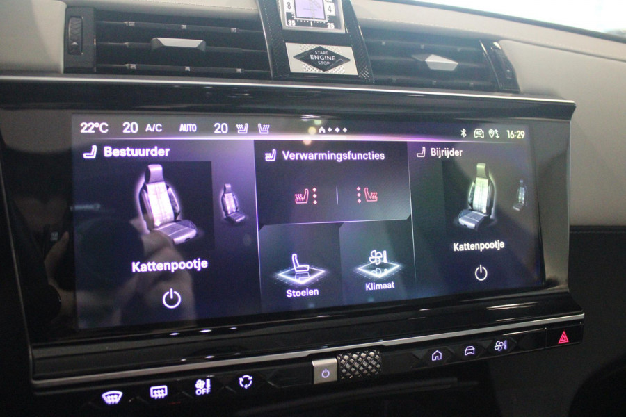DS 7 E-Tense 300PK 4x4 ESPRIT DE VOYAGE | PANORAMISCH SCHUIF/KANTEL DAK | VOORRUITRAND/STUUR VERWARMING | VOLLEDIG LEDEREN BEKLEDING | LICHTMETALEN VELGEN 19" | ELEKTRISCH BEDIENBARE ACHTERKLEP | NIGHT VISION | DODEHOEK DETECTIE | ELEKTRISCH BEDIENBARE VOORSTOELEN MET MASSAGE FUNCTIE | ADAPTIVE CRUISE CONTROL | 360° CAMERA | KEYLESS ENTRY/START | FULL OPTION! | STOEL VENTILATIE | FOCAL AUDIO SYSTEM | SFEER VERLICHTING | DRAADLOZE APPLE CARPLAY/ANDROID AUTO | NAVIGATIE | PARKEERSENSOREN VOOR EN ACHTER |
