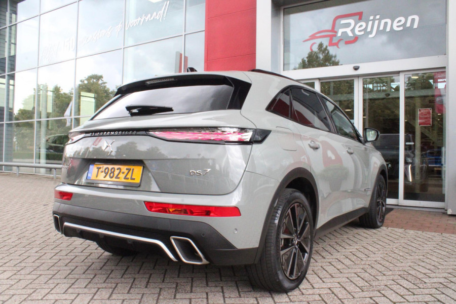 DS 7 E-Tense 300PK 4x4 ESPRIT DE VOYAGE | PANORAMISCH SCHUIF/KANTEL DAK | VOORRUITRAND/STUUR VERWARMING | VOLLEDIG LEDEREN BEKLEDING | LICHTMETALEN VELGEN 19" | ELEKTRISCH BEDIENBARE ACHTERKLEP | NIGHT VISION | DODEHOEK DETECTIE | ELEKTRISCH BEDIENBARE VOORSTOELEN MET MASSAGE FUNCTIE | ADAPTIVE CRUISE CONTROL | 360° CAMERA | KEYLESS ENTRY/START | FULL OPTION! | STOEL VENTILATIE | FOCAL AUDIO SYSTEM | SFEER VERLICHTING | DRAADLOZE APPLE CARPLAY/ANDROID AUTO | NAVIGATIE | PARKEERSENSOREN VOOR EN ACHTER |