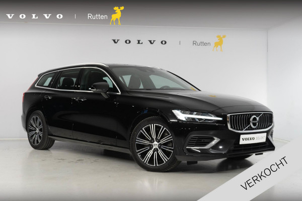 Volvo V60 T6 340PK Automaat Recharge AWD Inscription Semi-elektrisch inklapbare trekhaak / Lederen bekleding / Stoel- en stuurverwarming /  Harman Kardon / Volvo On-Call / Keyless Entry / Elektrische stoelen met geheugen / Apple Carplay /