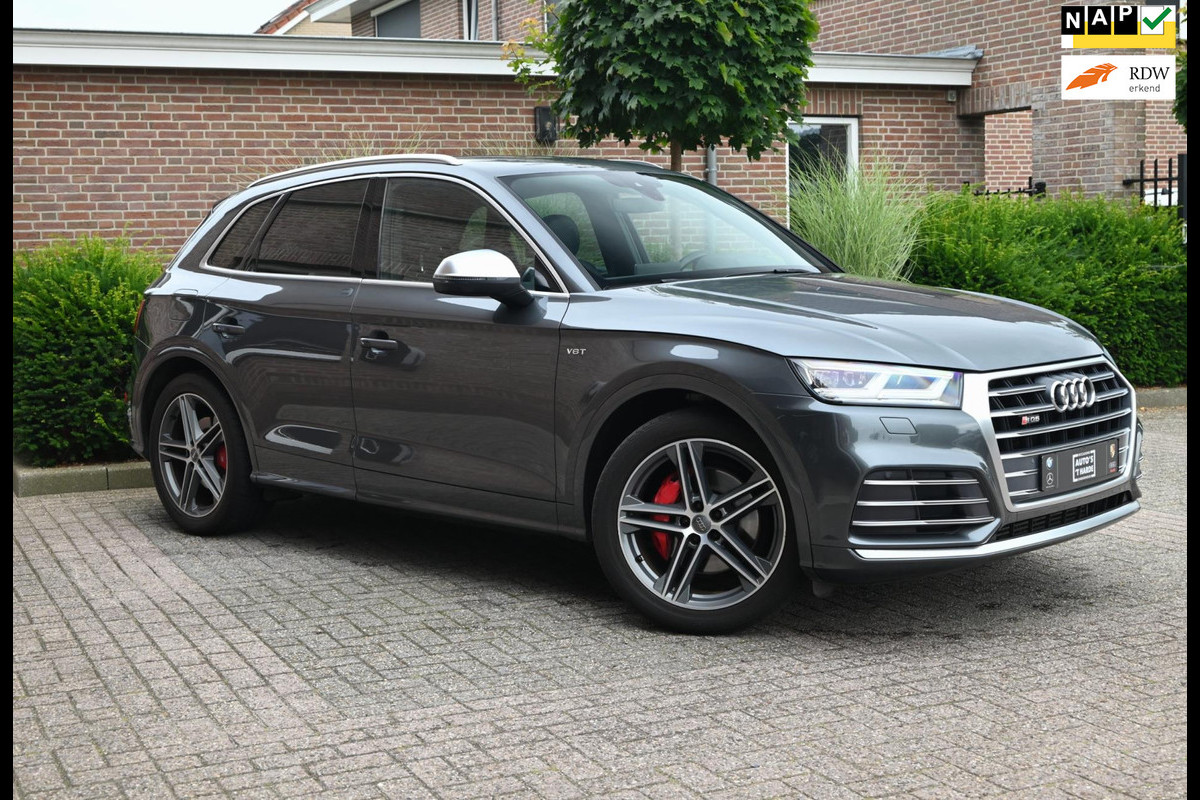 Audi SQ5 3.0 TFSI Quattro 354 PK Trekhaak Camera Side-Assist LED 20'' Audi SQ5 3.0 TFSI Quattro 354 PK Trekhaak Camera Side-Assist LED 20''