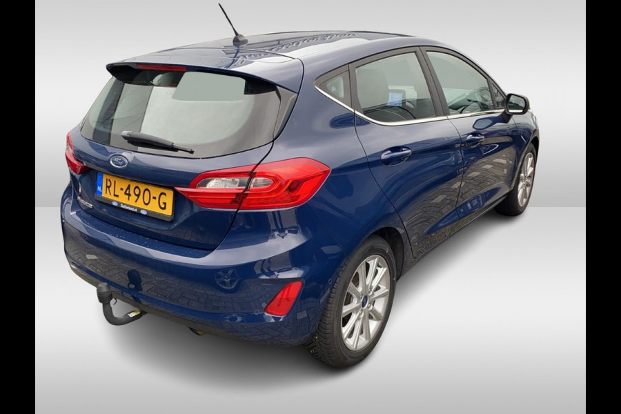 Ford Fiesta 1.0 EcoBoost Titanium / Trekhaak / Camera / Navigatie / 16'' / DAB / Getint glas / Stuur+Stoelverwarming / Cruise Control