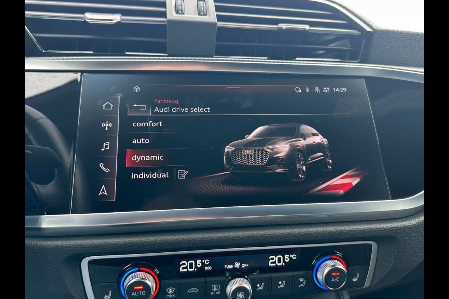 Audi Q3 Sportback 45 TFSI e S-LINE ** LED, VIRTUAL, SONOS SOUND, OPTIK SCHWARZ, 20-inch LMV ** 1e EIG - UNFALLFREI ** ** INFORMEER OOK NAAR ONZE AANTREKKELIJKE FINANCIAL-LEASE TARIEVEN **