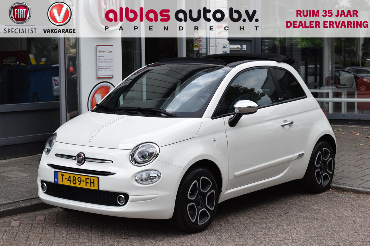 Fiat 500C 1.0 Hybrid|Carplay|Clima|PDC|als nieuw!!