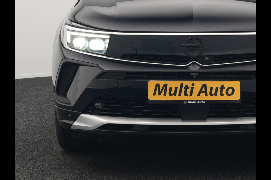 Opel Grandland Turbo 4x4 Ultimate Plug In Hybrid 300pk PHEV | Trekhaak Afneembaar | Adaptive Cruise | 360 Camera | Lederen Sportstoelen Memory & Ventilatie | Apple Carplay | Navigatie | Verwarmd Stuur & Stoel | Virtual | DAB |