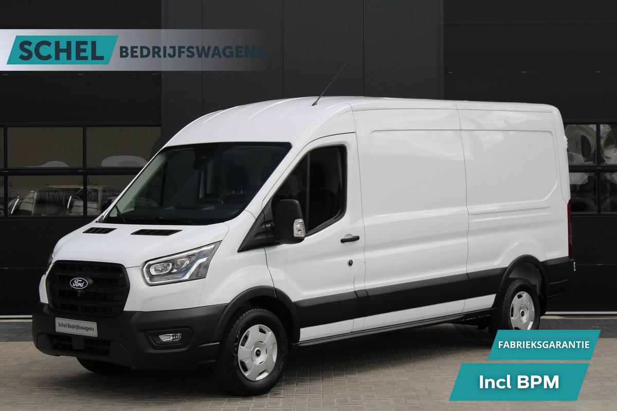 Ford Transit 350 2.0 TDCI L3H2 Trend 130pk Trend - Facelift - Xenon - Carplay - Android - Camera - Airbag Passagier - Rijklaar Ford Transit 350 2.0 TDCI L3H2 Trend 130pk Trend - Facelift - Xenon - Carplay - Android - Camera - Airbag Passagier - Rijklaar