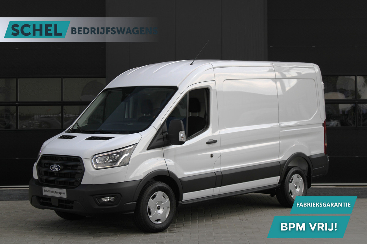 Ford Transit 350 2.0 TDCI L2H2 Trend 130pk Trend - Facelift - Xenon - Carplay - Android - Camera - Airbag Passagier - Rijklaar