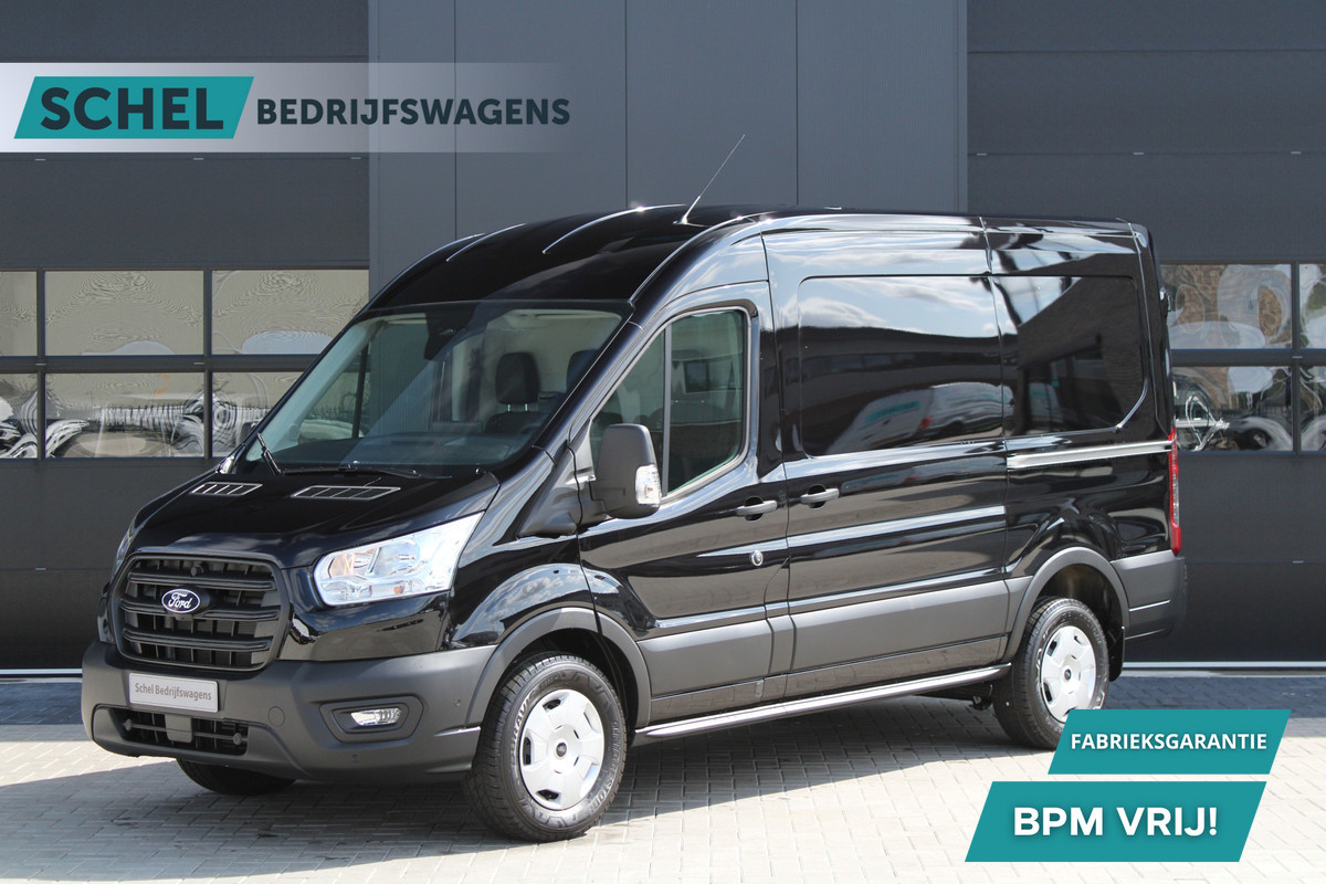 Ford Transit 350 2.0 TDCI L2H2 Trend 165pk - Facelift - 2x Schuifdeur - Adaptive Cruise - Navigatie - Blind Spot - 360 Camera - Stoel - Stuur Ford Transit 350 2.0 TDCI L2H2 Trend 165pk - Facelift - 2x Schuifdeur - Adaptive Cruise - Navigatie - Blind Spot - 360 Camera - Stoel - Stuur