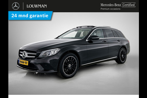 Mercedes-Benz C-Klasse Estate 180 Business Solution Avantgarde | Panoramadak | Multi spaaks lichtmetalen velgen | Navigatie | Parking support | Inclusief 24 maanden MB Certified garantie voor Europa.