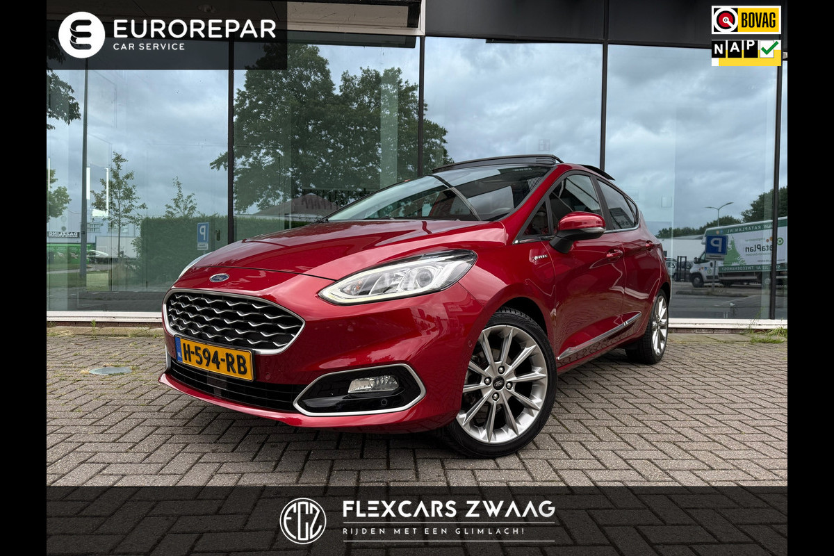 Ford Fiesta 1.0 EcoBoost 125pk Vignale - Schuif/panorama - Leder - Navi - Org.NL Ford Fiesta 1.0 EcoBoost 125pk Vignale - Schuif/panorama - Leder - Navi - Org.NL