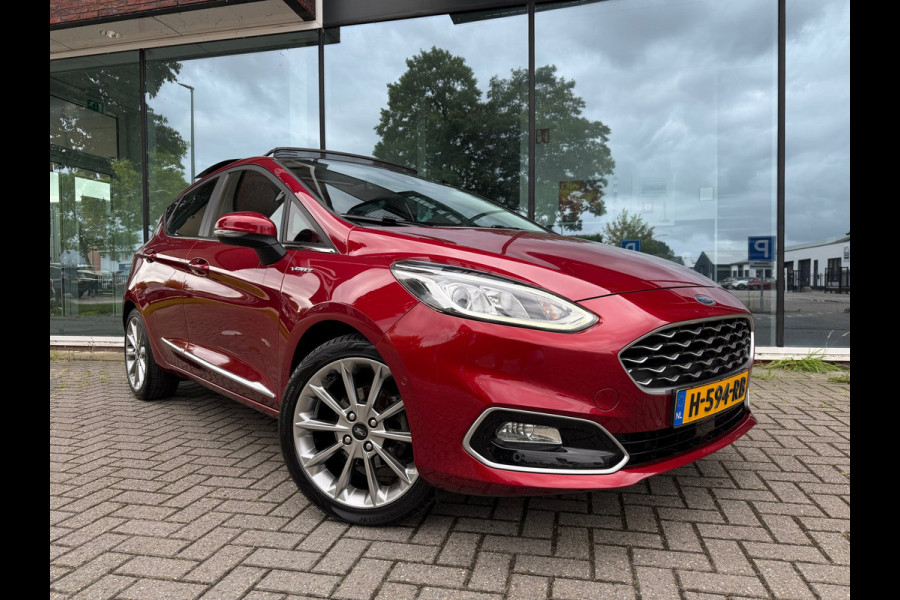 Ford Fiesta 1.0 EcoBoost 125pk Vignale - Schuif/panorama - Leder - Navi - Org.NL