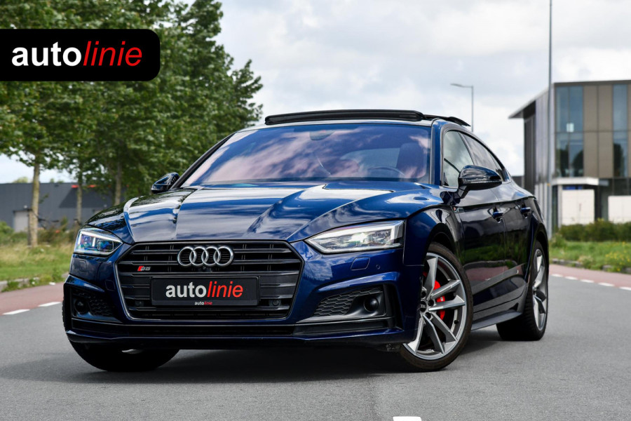 Audi S5 Sportback 3.0 TFSI quattro Pro Line Plus, RS stoelen, Carbon, Massage, Pano, ACC, 360, HUD, Memory, B&O, Sfeer, Keyless!