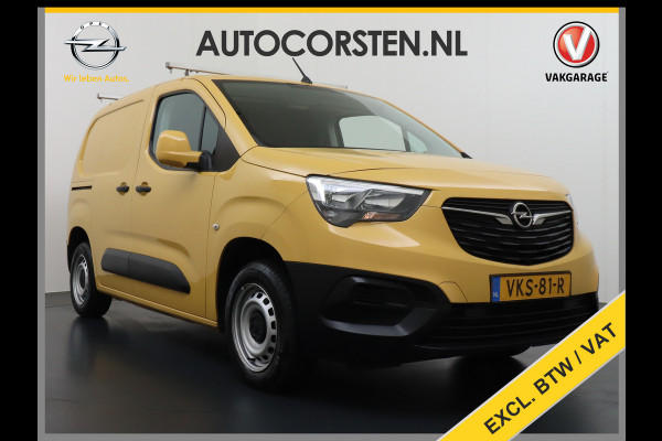 Opel Combo 1.5CDTI 9x Op voorraad! 3-Persoons Airco Cruise Control Bluetooth Elektr.ramen Elektr.spiegels+Verwarmd Centr.Vergr+ab. L1H1 Edi Schuifdeur Betonplex vloer Lat om Lat betimmering Origin. NLse auto, van binnen en buiten een Keurige Combo!
