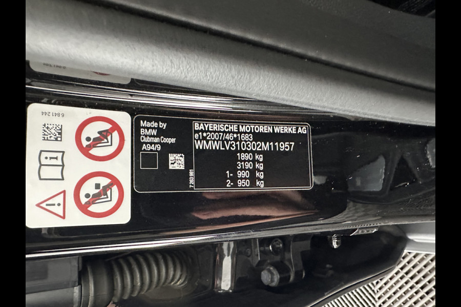 MINI Clubman 1.5 Cooper Chili Aut. *1/2LEATHER | FULL-LED | KEYLESS | NAVI-FULLMAP | SPORT-SEATS | ECC | PDC | CRUISE | 18''ALU*