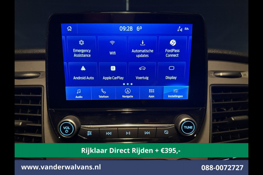 Ford Transit Custom 2.0 TDCI 131pk Automaat L2H1 Euro6 *Rijklaar Direct Rijden* Airco | Camera | Navigatie | LED | Trekhaak Apple Carplay, Android Auto, Cruisecontrol, Parkeersensoren, Verwarmde voorruit, Bijrijdersbank